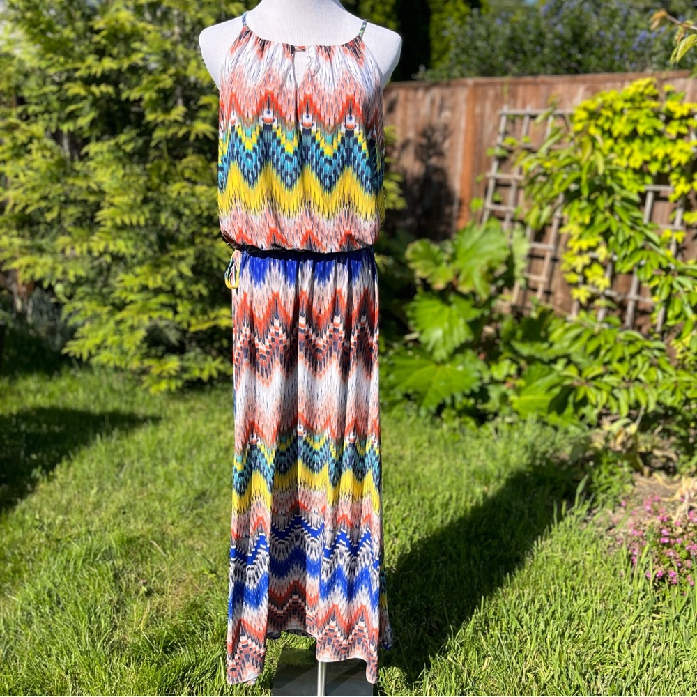 db ESTABLISHED 1962 Dress Size 14 Boho Shift Geometric Ikat Wedding Party